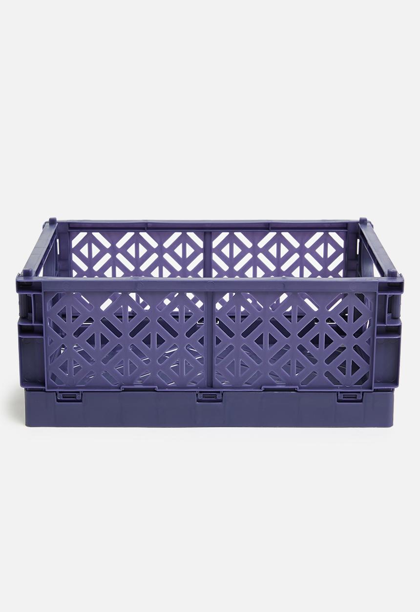 Storage Solutions - Foldable Crate - Purple