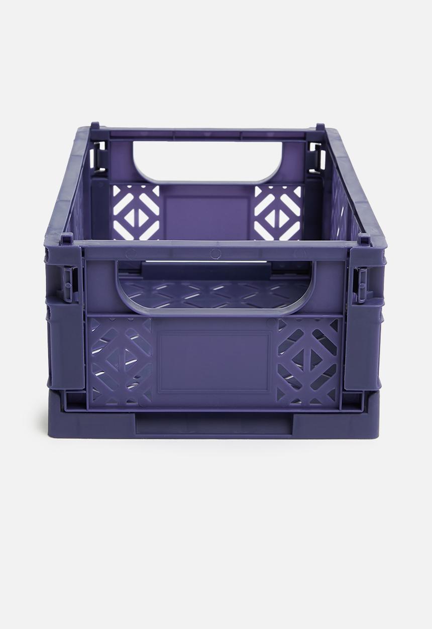 Storage Solutions - Foldable Crate - Purple
