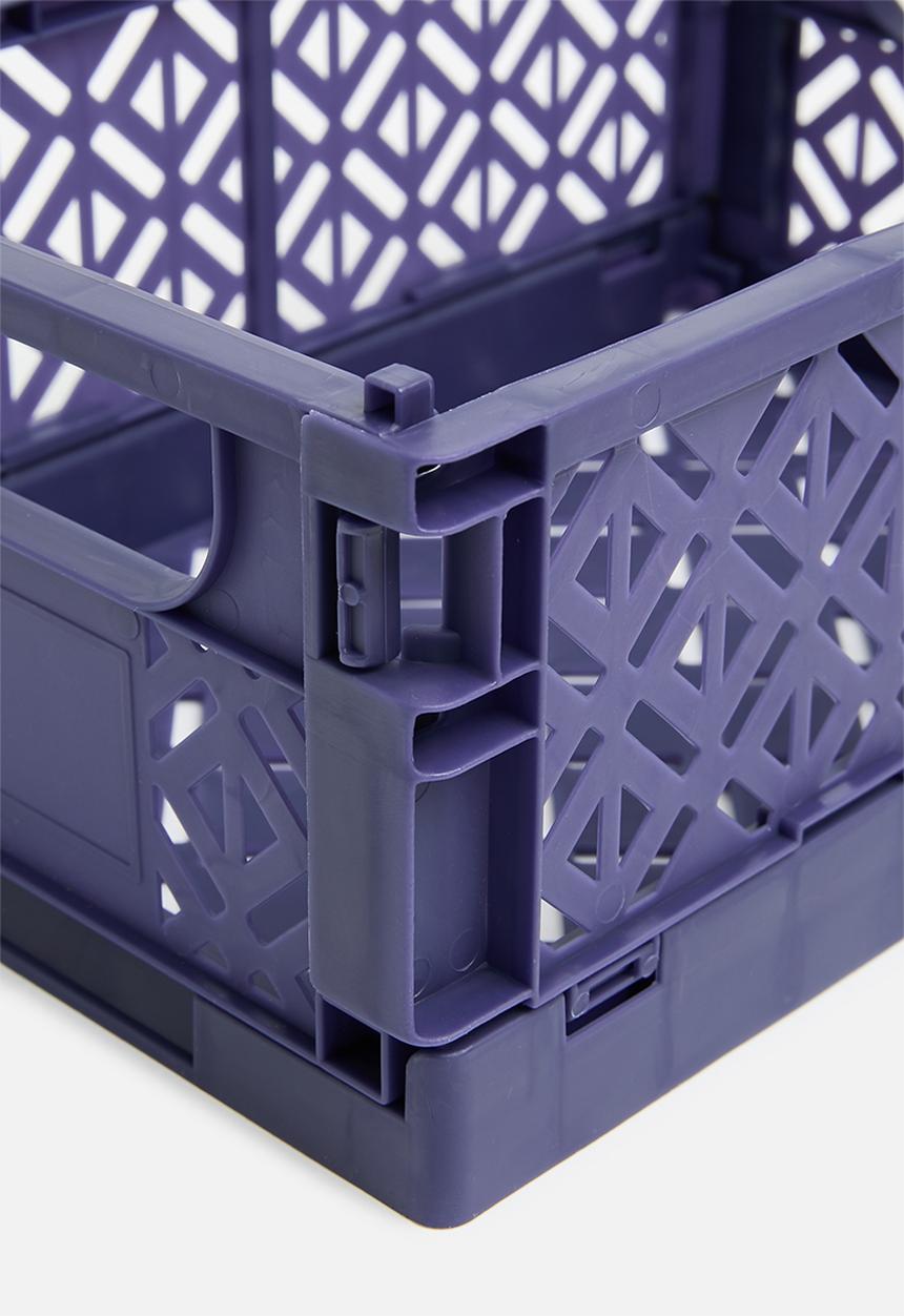 Storage Solutions - Foldable Crate - Purple