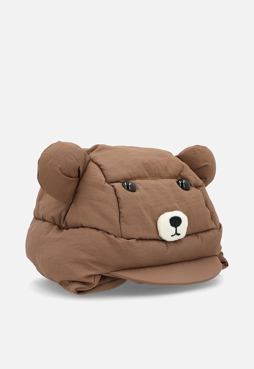 Pop Candy - Novelty quilted aviator hat - coffee brown