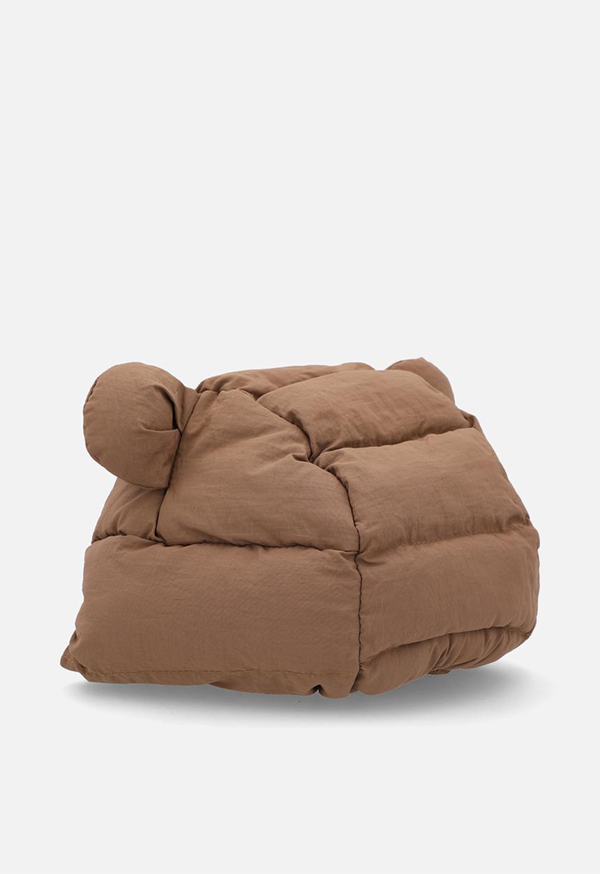 Pop Candy - Novelty quilted aviator hat - coffee brown