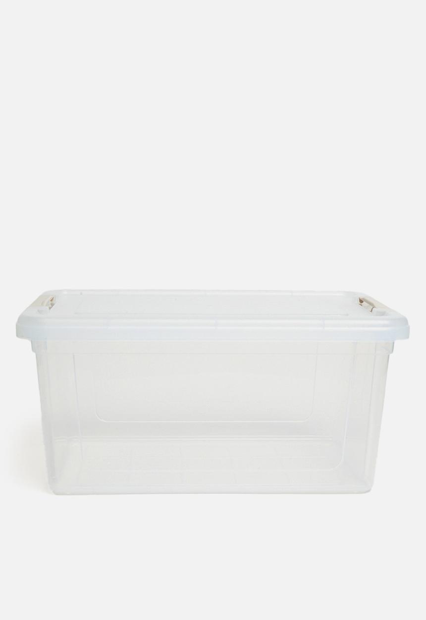 Storage Solutions - Storage Box With Lid - Clear