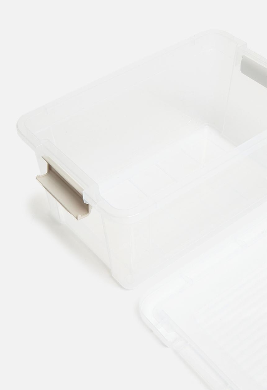 Storage Solutions - Storage Box With Lid - Clear