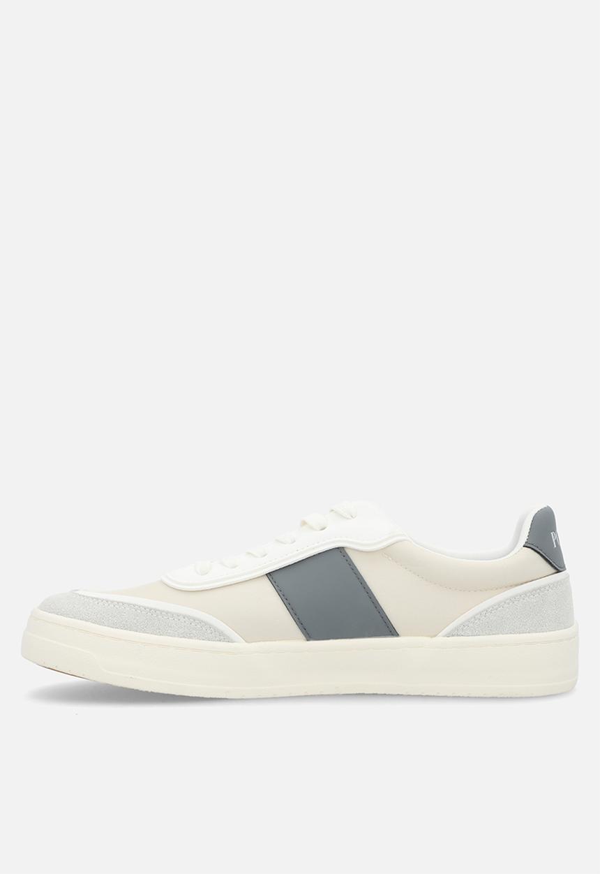 POLO - Colour Block Side Flash Sneaker - White