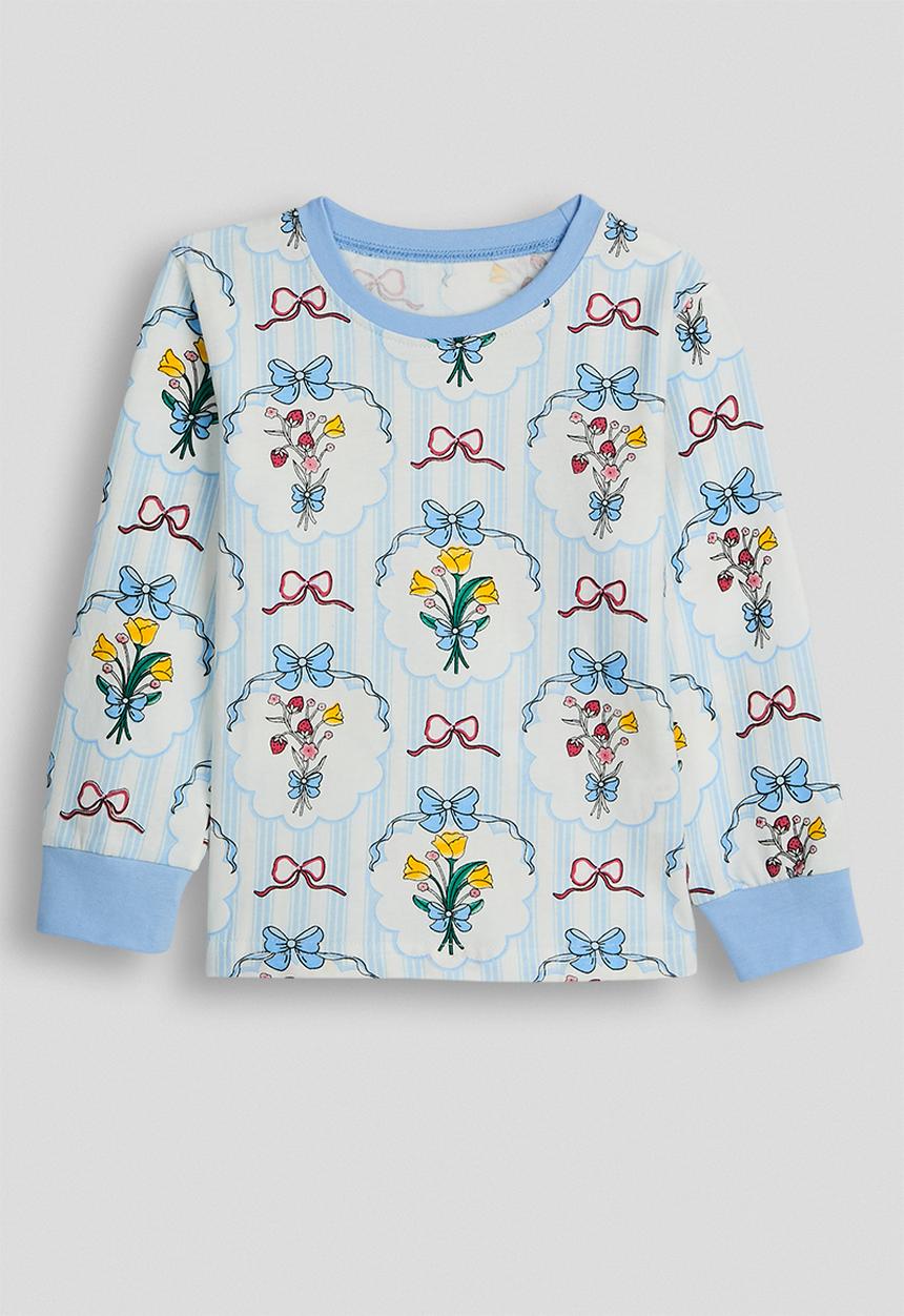 Pop Candy - Pj set - white/blue/aop
