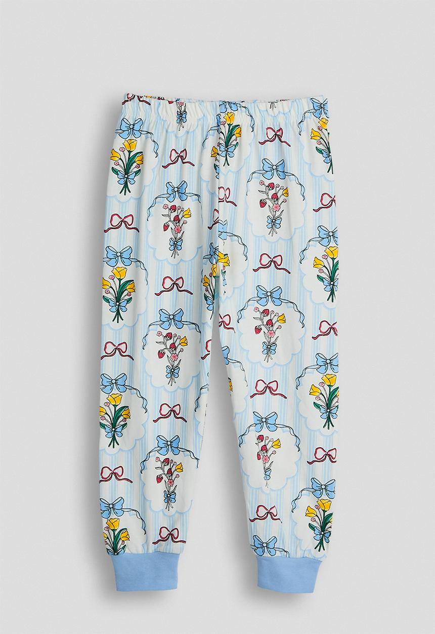 Pop Candy - Pj set - white/blue/aop