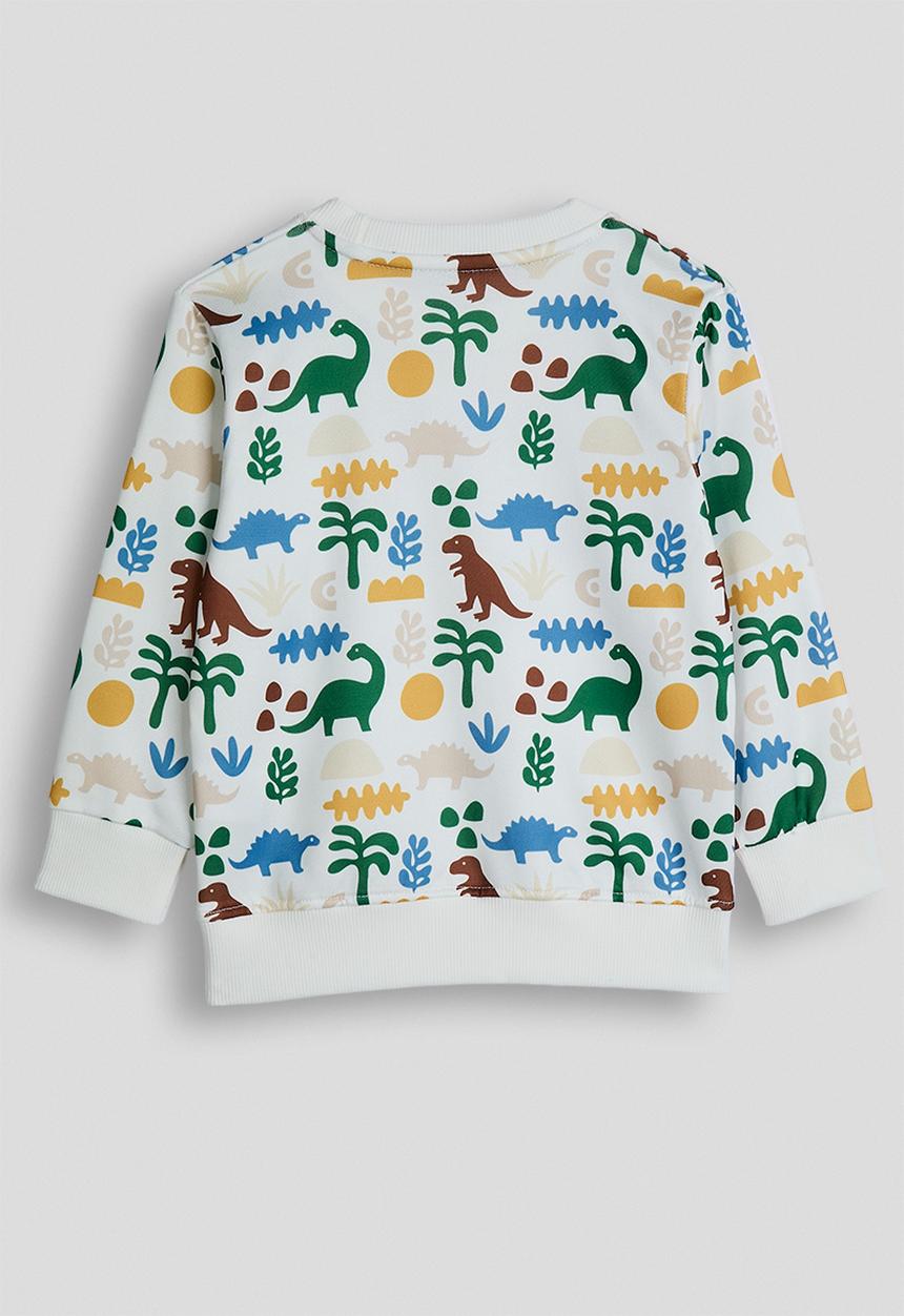 Pop Candy - Aop sweatshirt - white/multi dinos