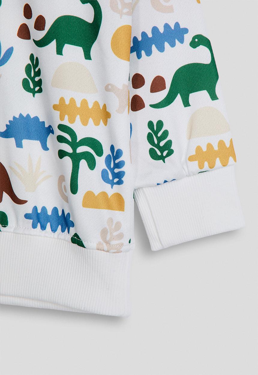 Pop Candy - Aop sweatshirt - white/multi dinos