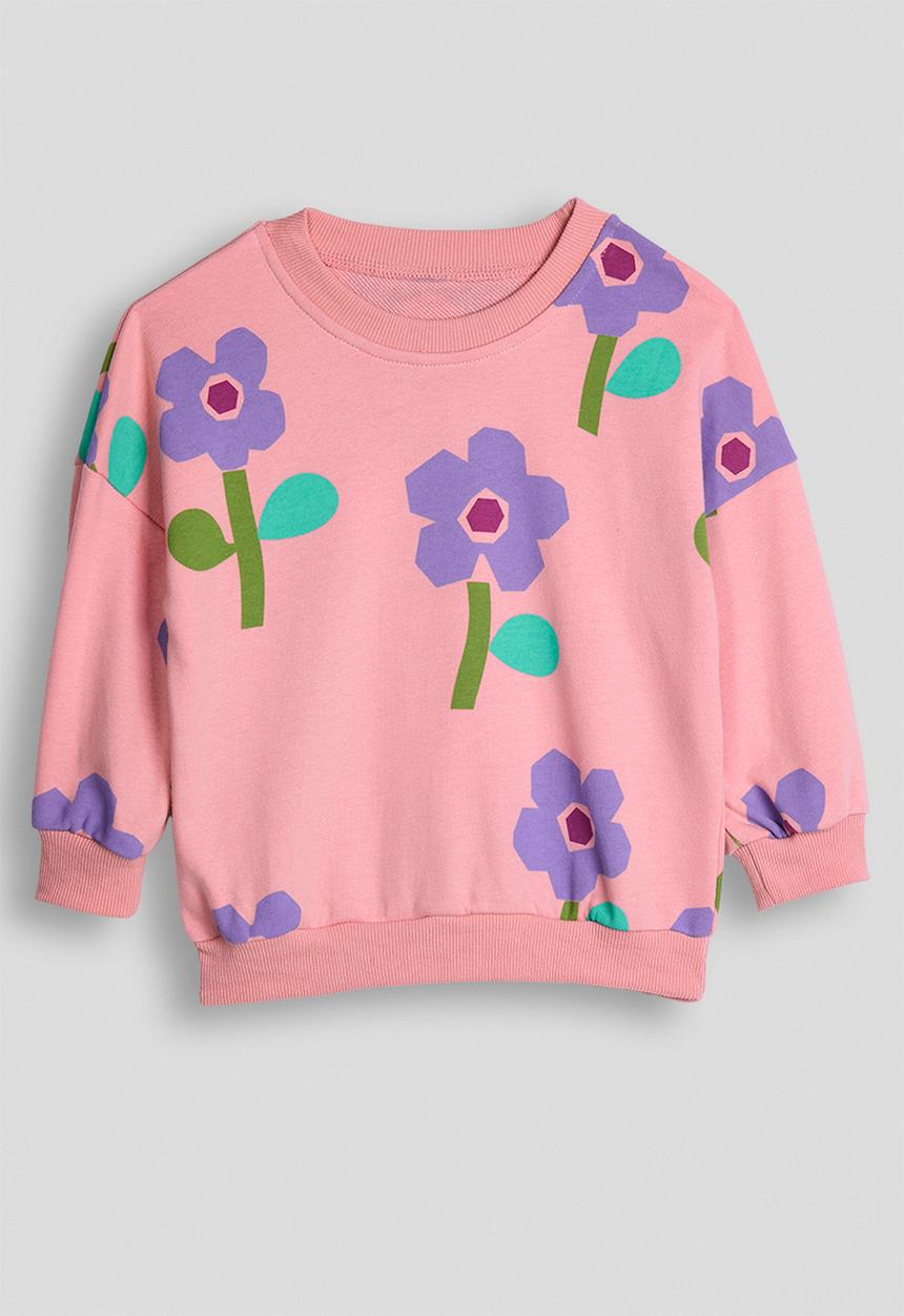 Pop Candy - Sweatshirt - pink/floral aop