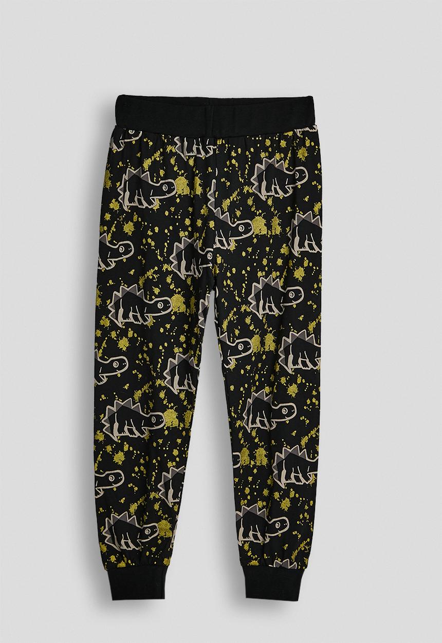 Pop Candy - Dino aop pj set - black/gold