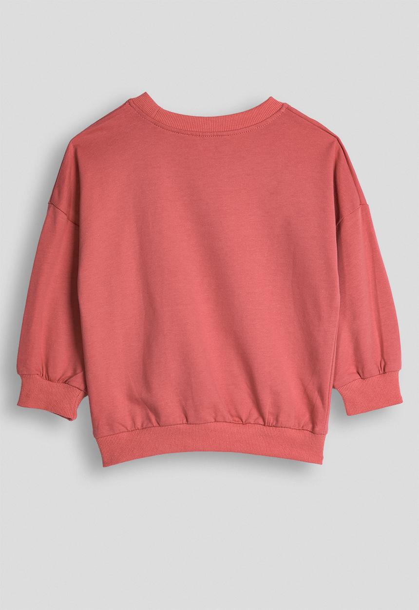 Pop Candy - Big smile club sweatshirt - dark pink