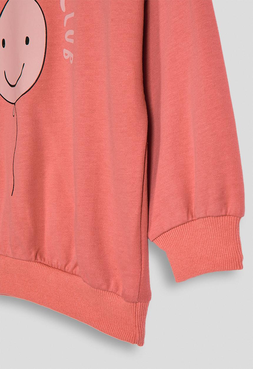 Pop Candy - Big smile club sweatshirt - dark pink