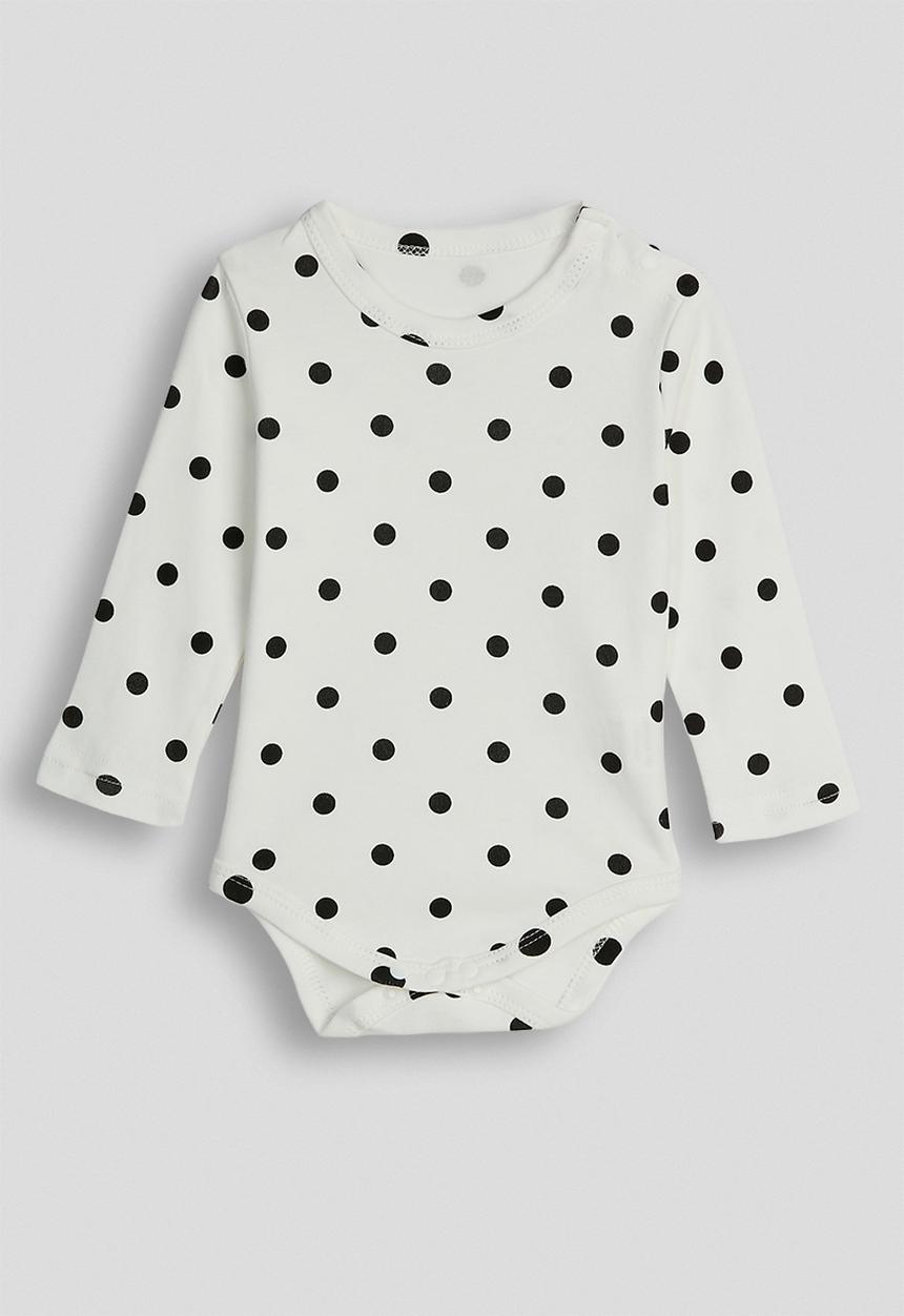 Pop Candy - Polka dot body vest - white/black