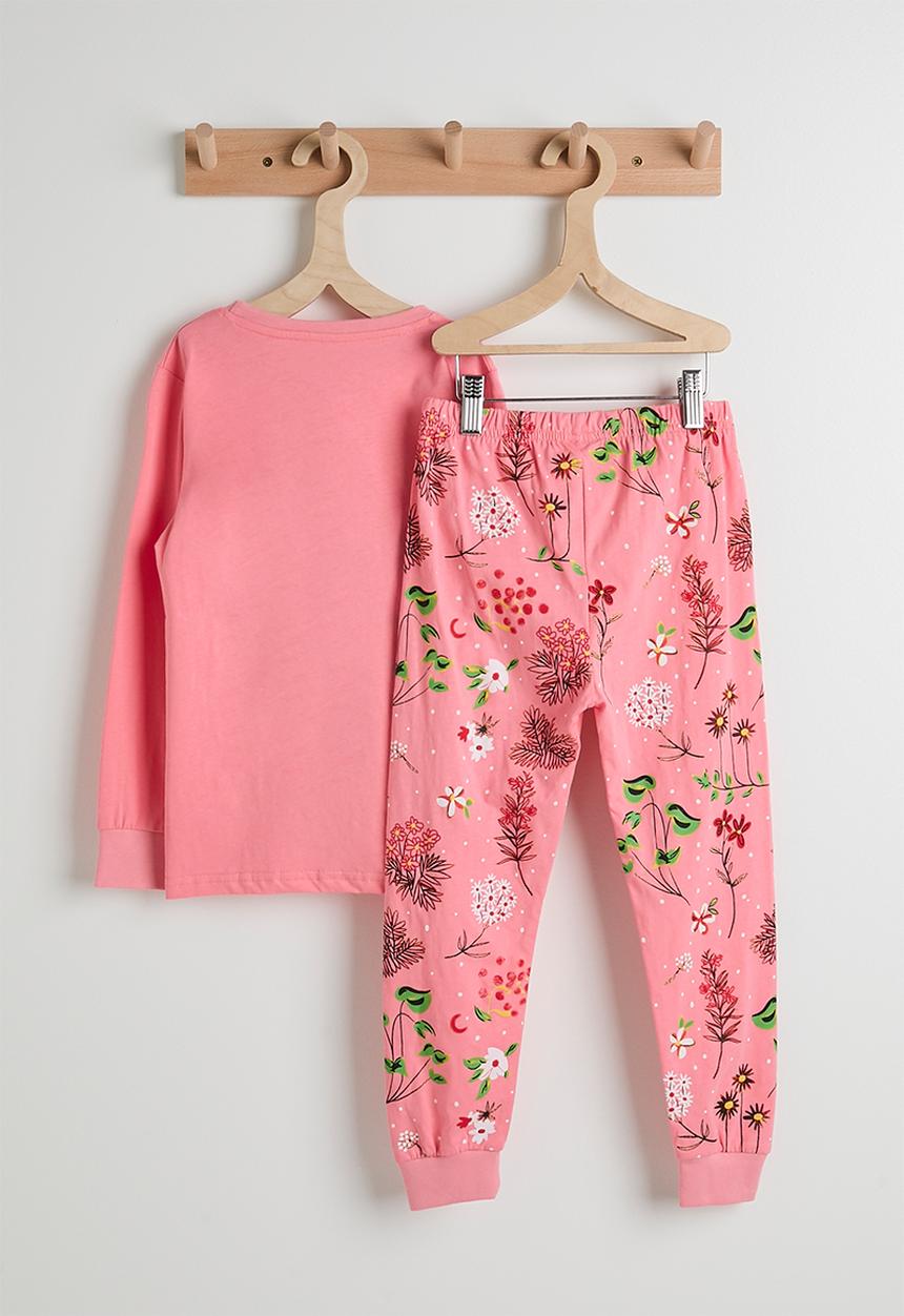 Pop Candy - Mice graphic pj set - blush color/aop
