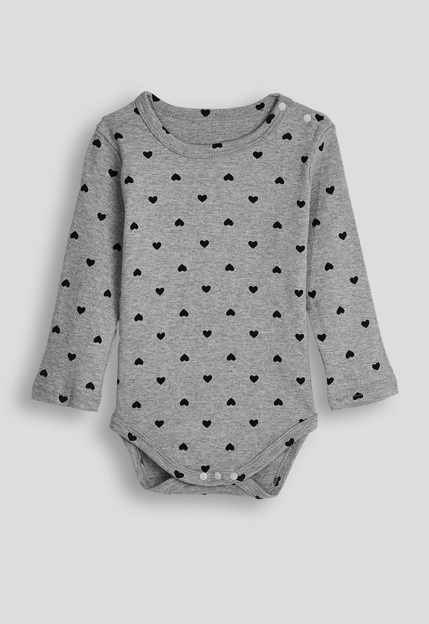Pop Candy - Melange body vest - grey/heart aop