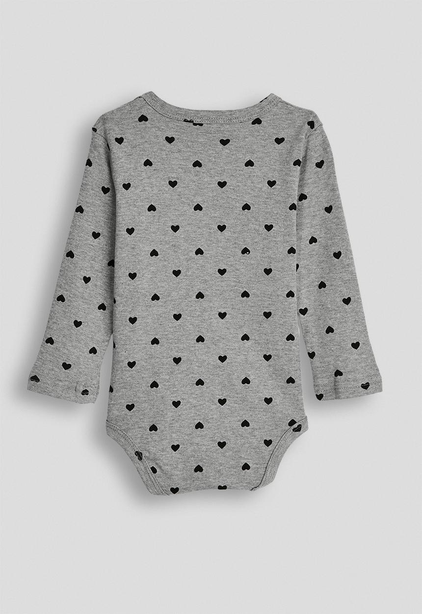 Pop Candy - Melange body vest - grey/heart aop