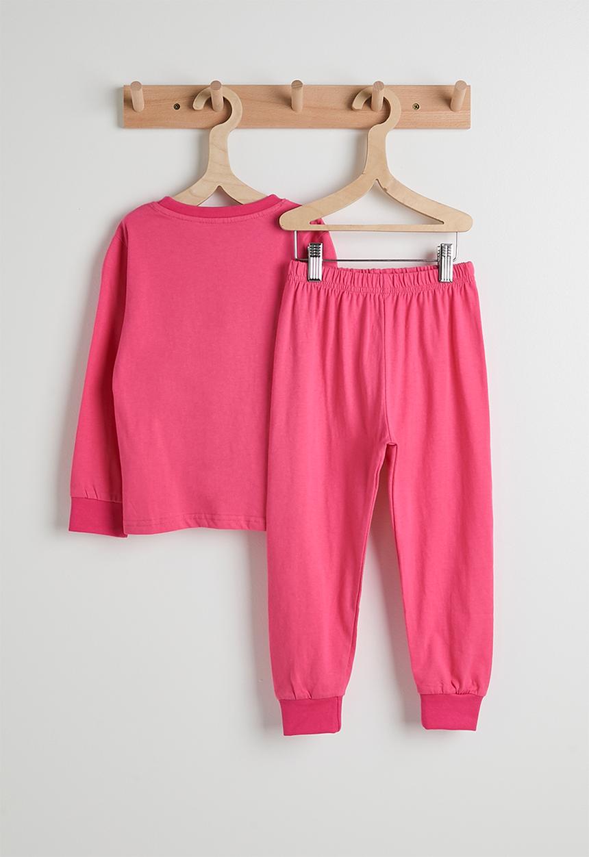 Pop Candy - Placement print pj set - cerise pink