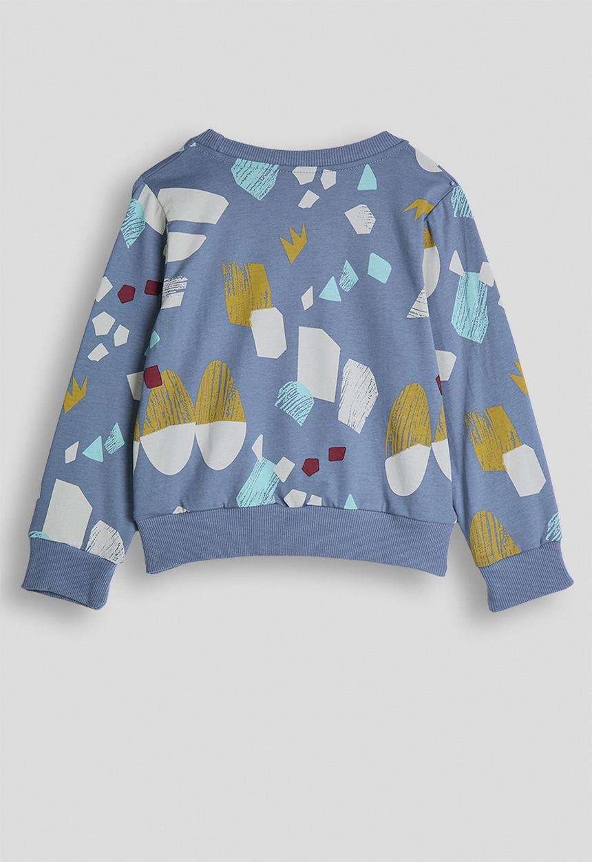 Pop Candy - Abstract aop sweatshirt - glaucous blue/multi