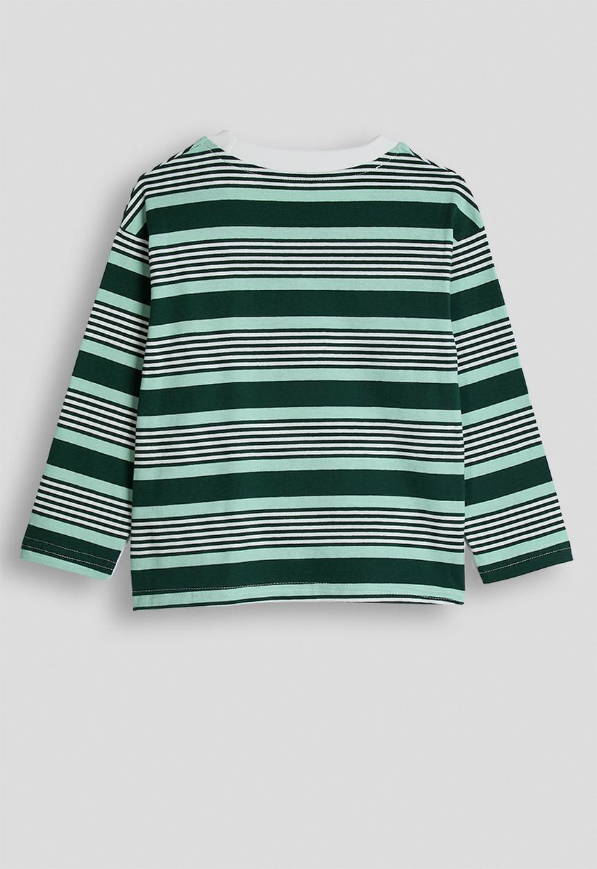 Pop Candy - Long sleeve tee - green stripes