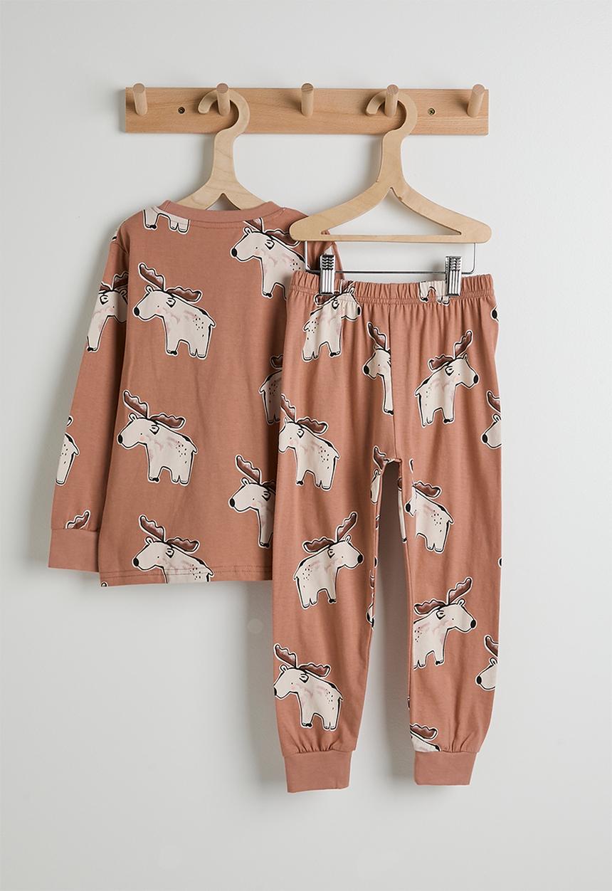 Pop Candy - Pj set - pinkish brown/buck aop