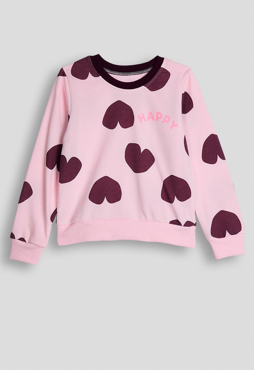 Pop Candy - Sweatshirt - pink/heart aop