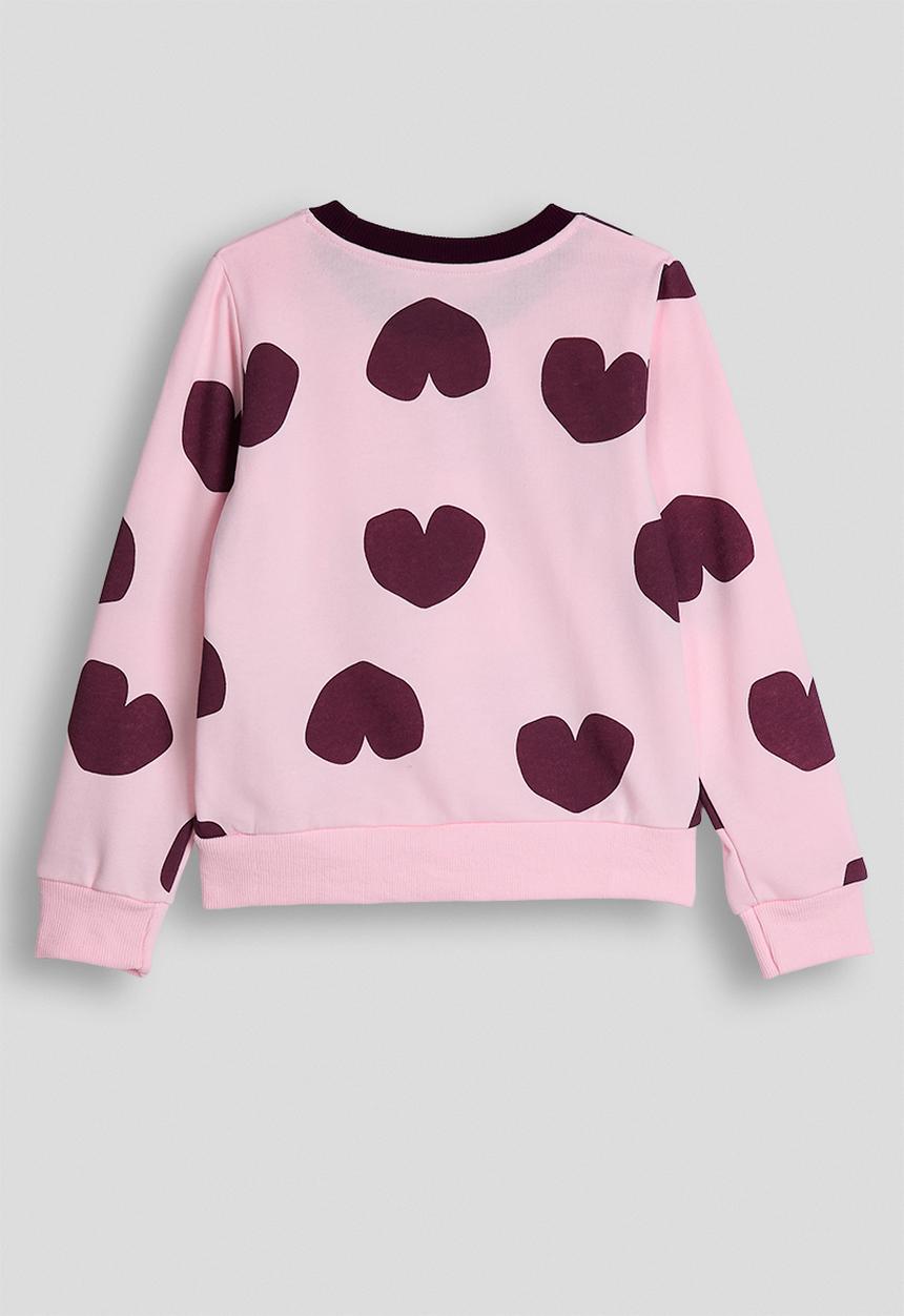 Pop Candy - Sweatshirt - pink/heart aop