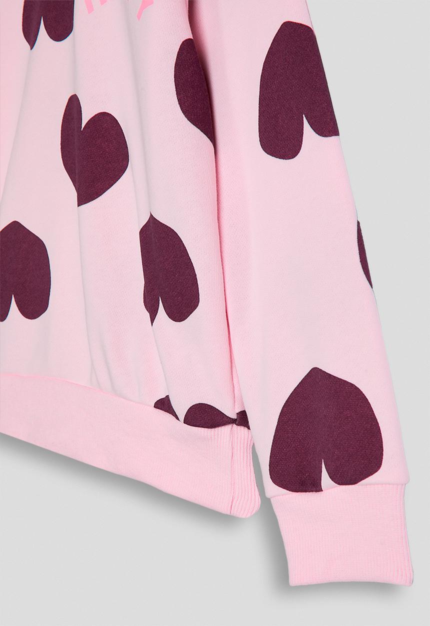 Pop Candy - Sweatshirt - pink/heart aop