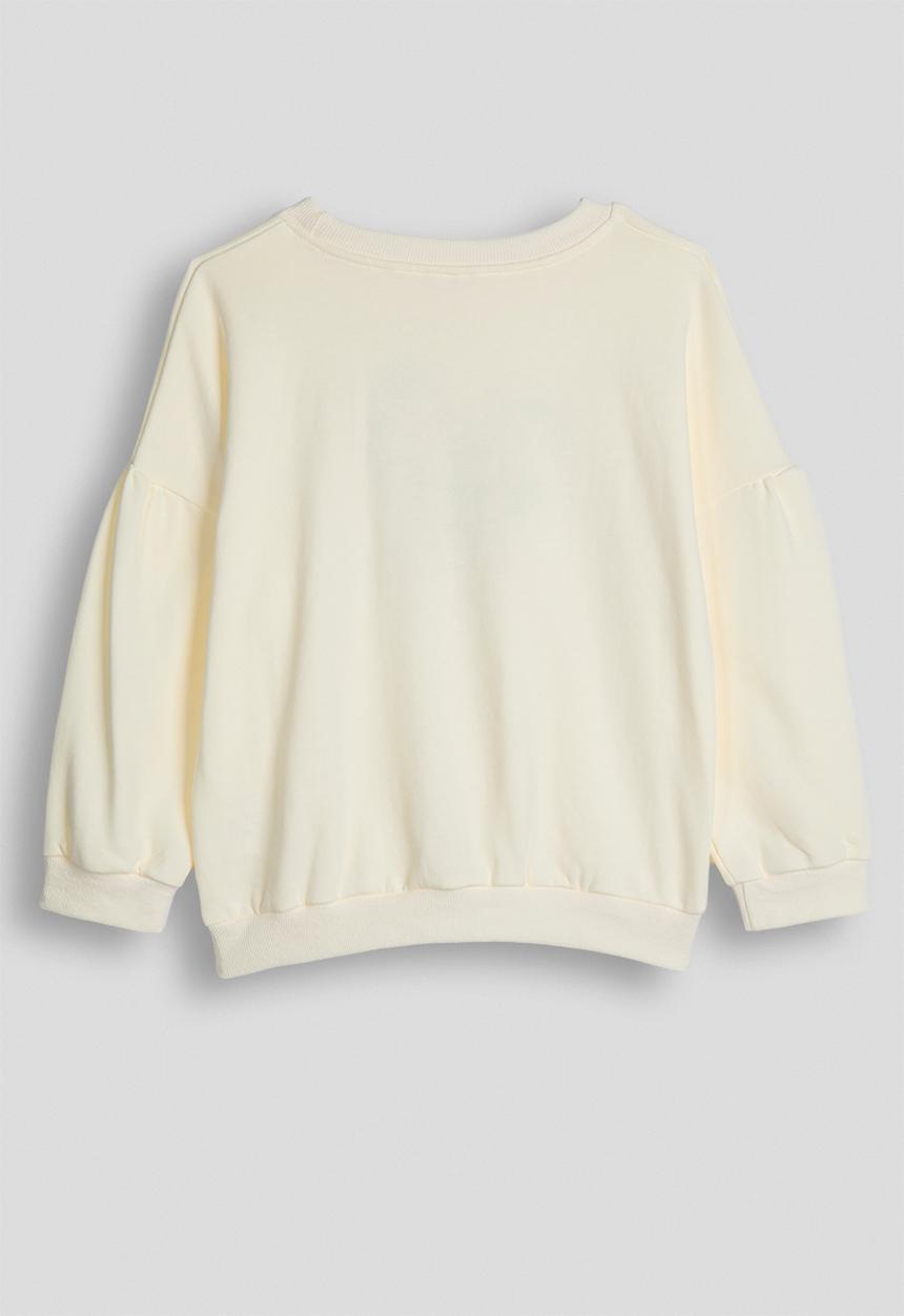 Pop Candy - Tulle flower butterfly sweatshirt - cream/never ending fun