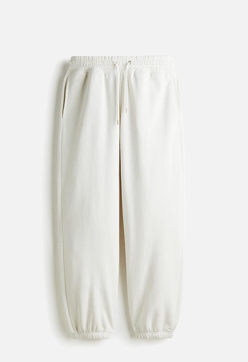 H&M - Relaxed fit sweatpants - white