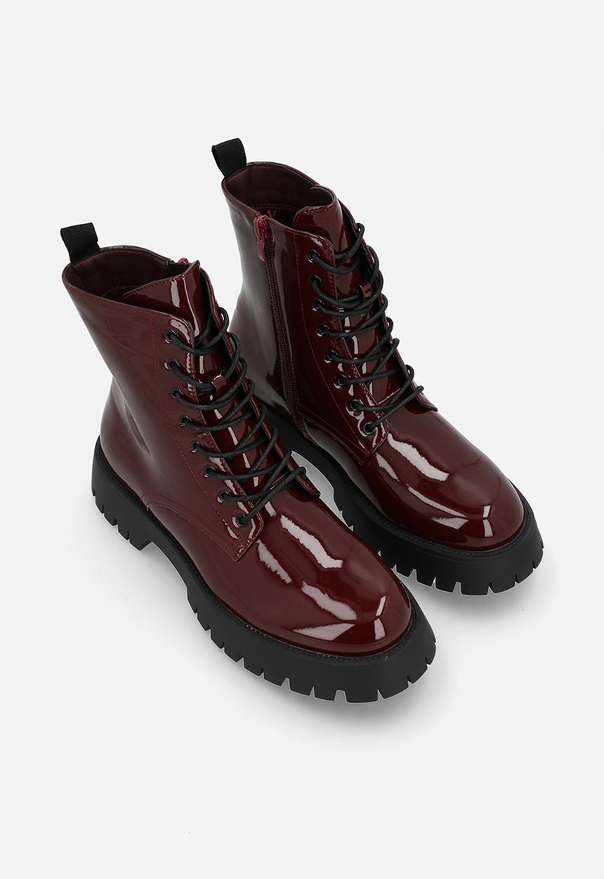Madison® - Olwyn lace-up boot - burgundy