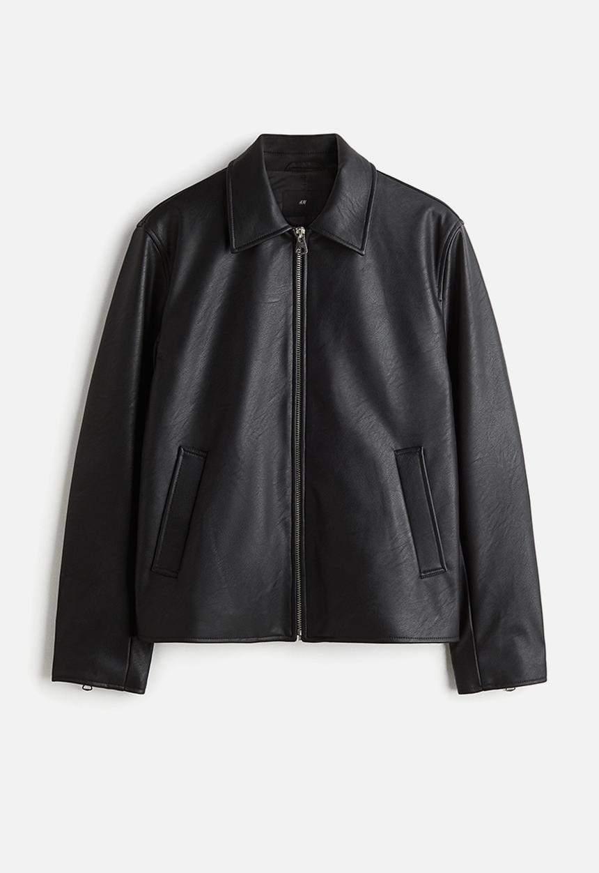 H&M - Collared jacket - black