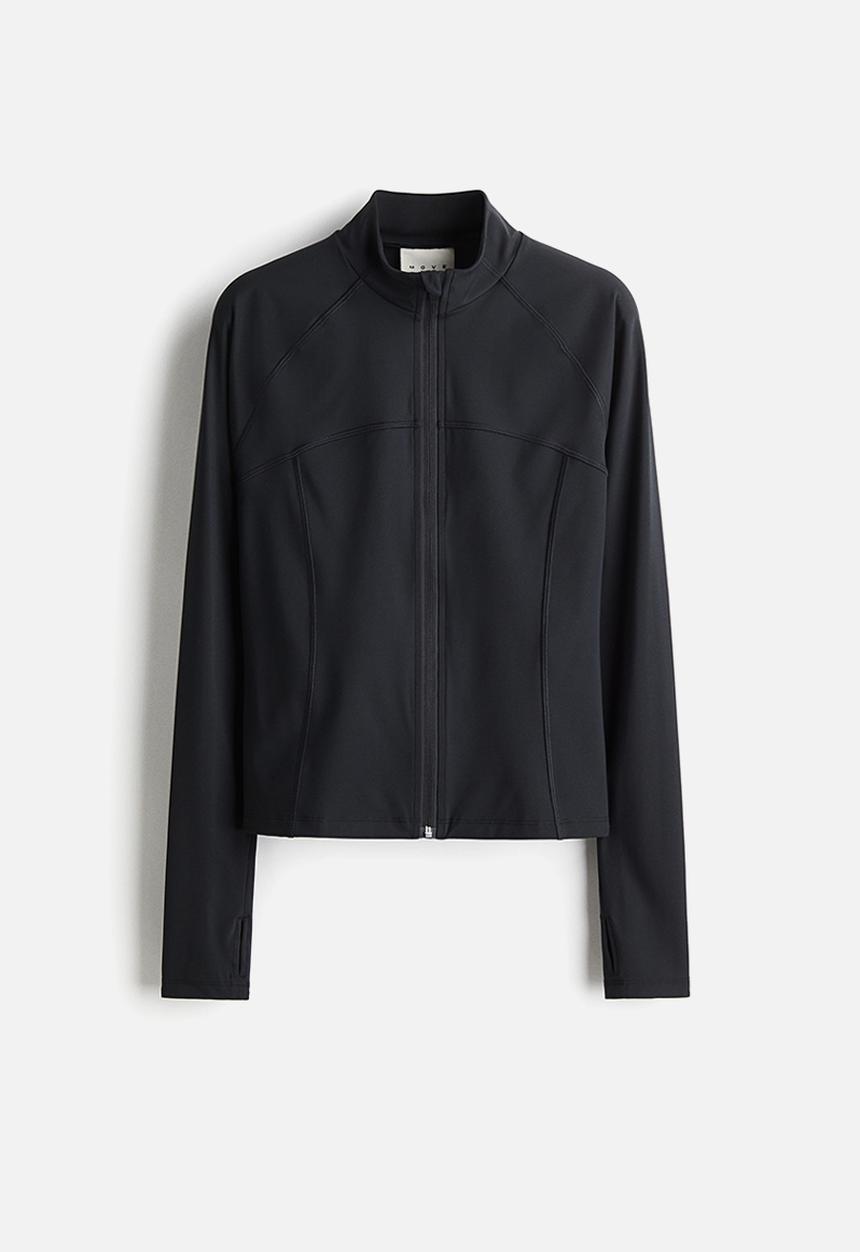 H&M - Sports jacket with shapemove™ - black