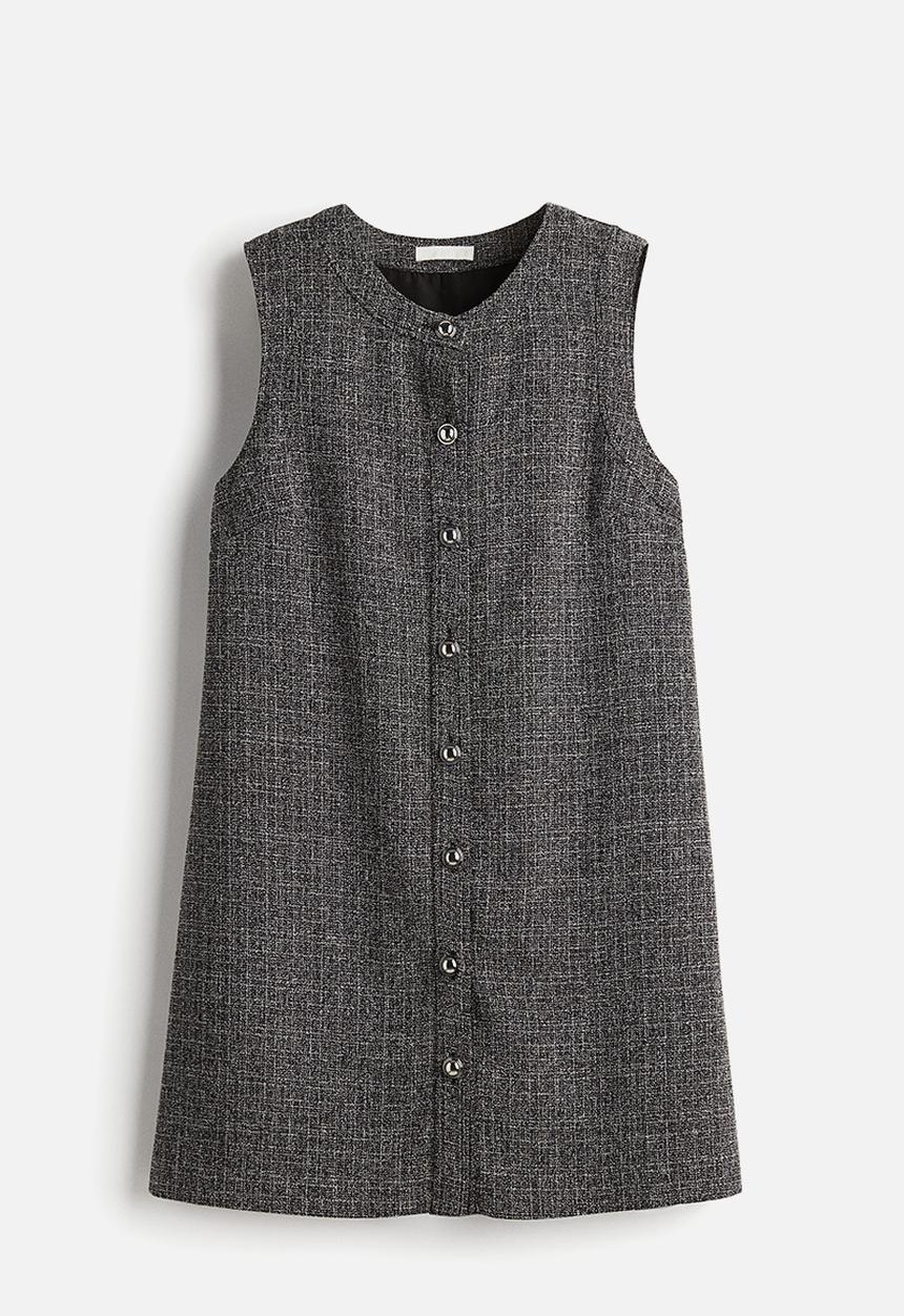 H&M - Shift dress - black marl