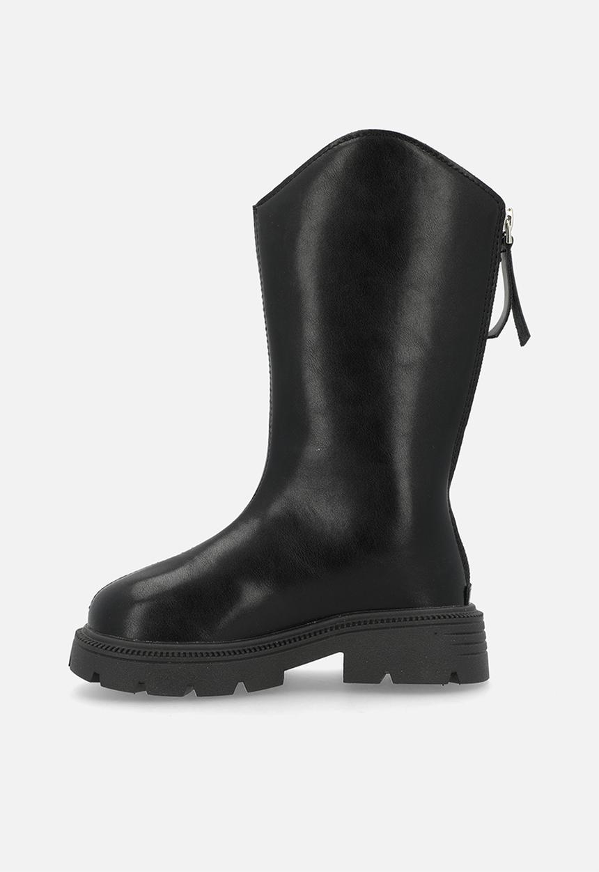 Pop Candy - PU tall boots - black
