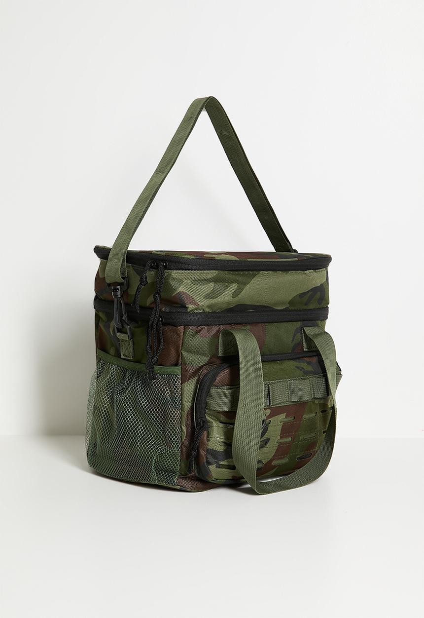 Pop Candy - Lunch bag with strap - green camo