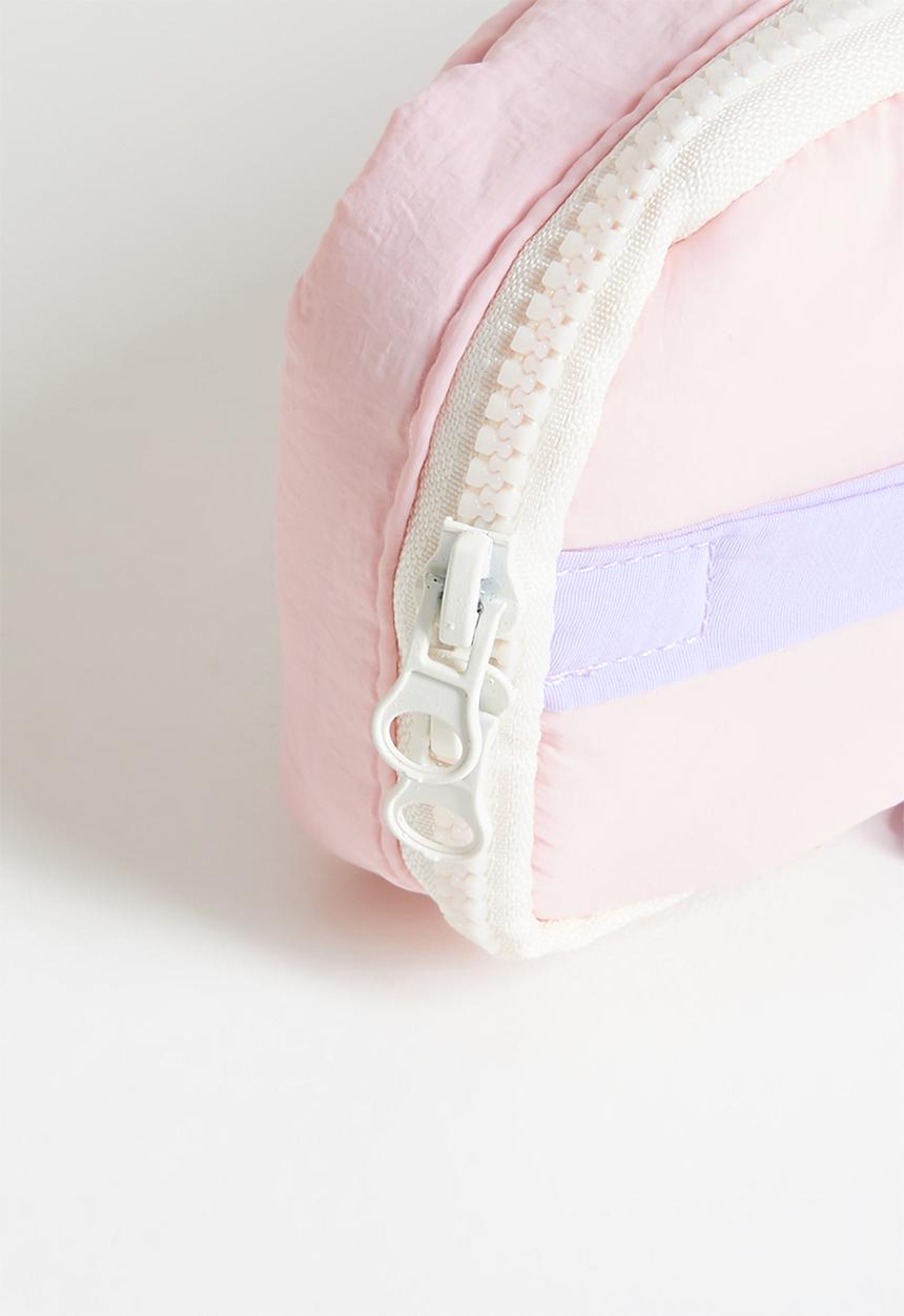 Pop Candy - Cosmetic bag with contrast bow - pink & lilac