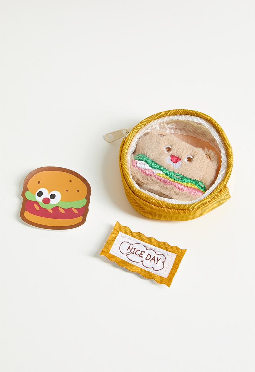 Pop Candy - Food themed pencil bag - cream/multi