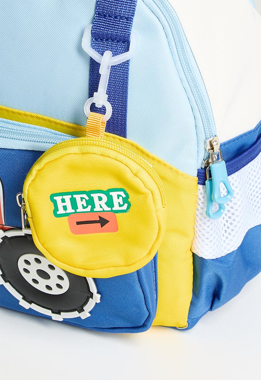 Pop Candy - Tractor backpack - blue/multi