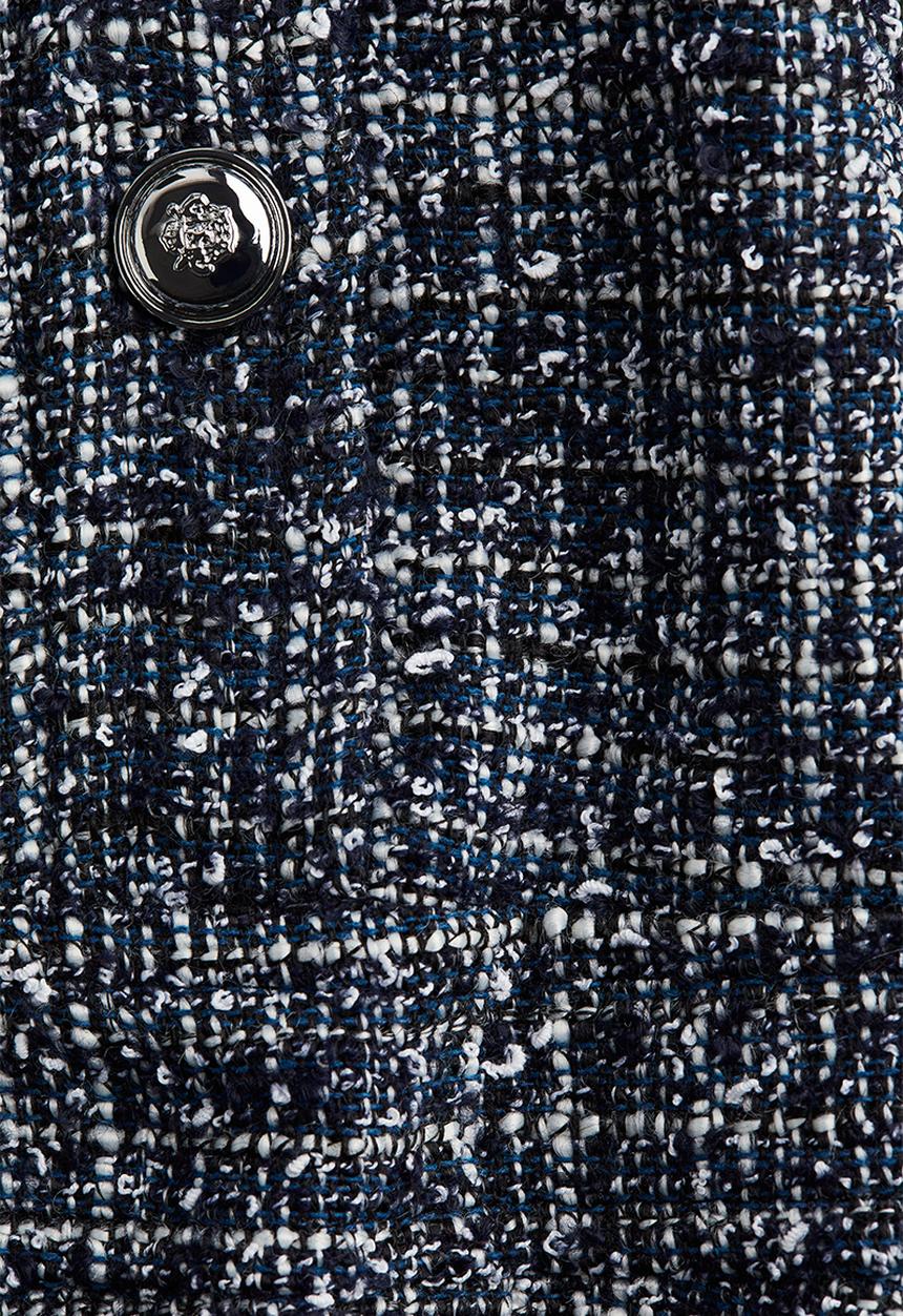 H&M - Bouclé dress - dark blue