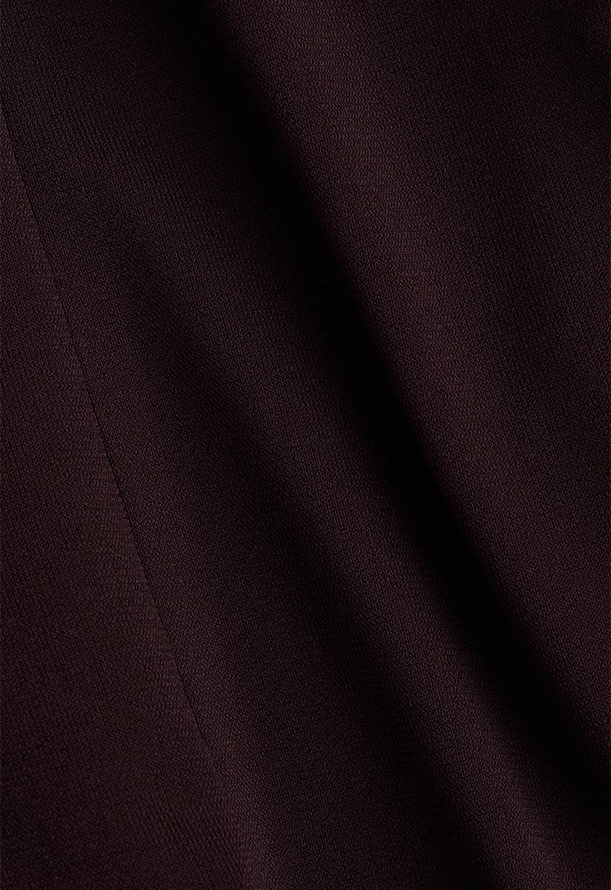 H&M - Peplum top - burgundy