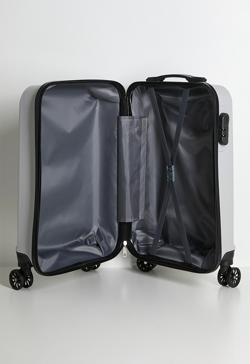Pop Candy - Carry on luggage bag - light grey