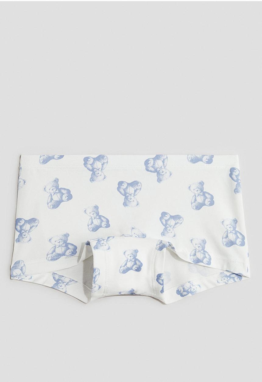 H&M - 5-Pack cotton boxers - grey melange/teddy bears