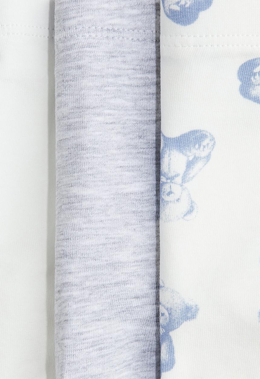 H&M - 5-Pack cotton boxers - grey melange/teddy bears