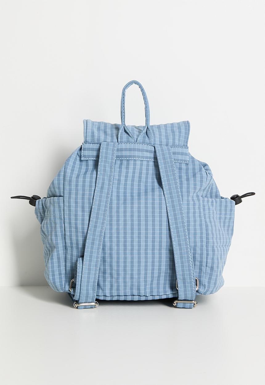 Pop Candy - Pouch-style backpack - blue/check