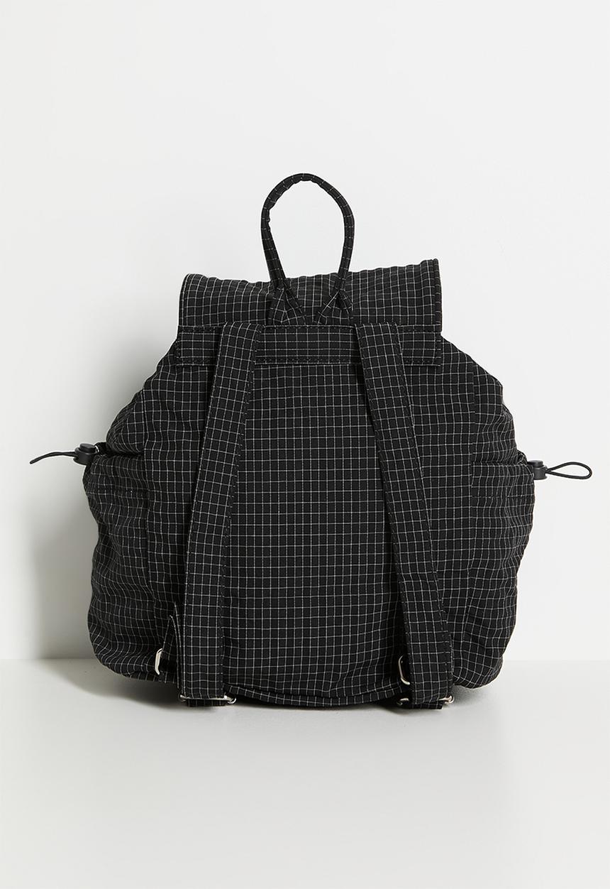 Pop Candy - Pouch-style backpack - black/check