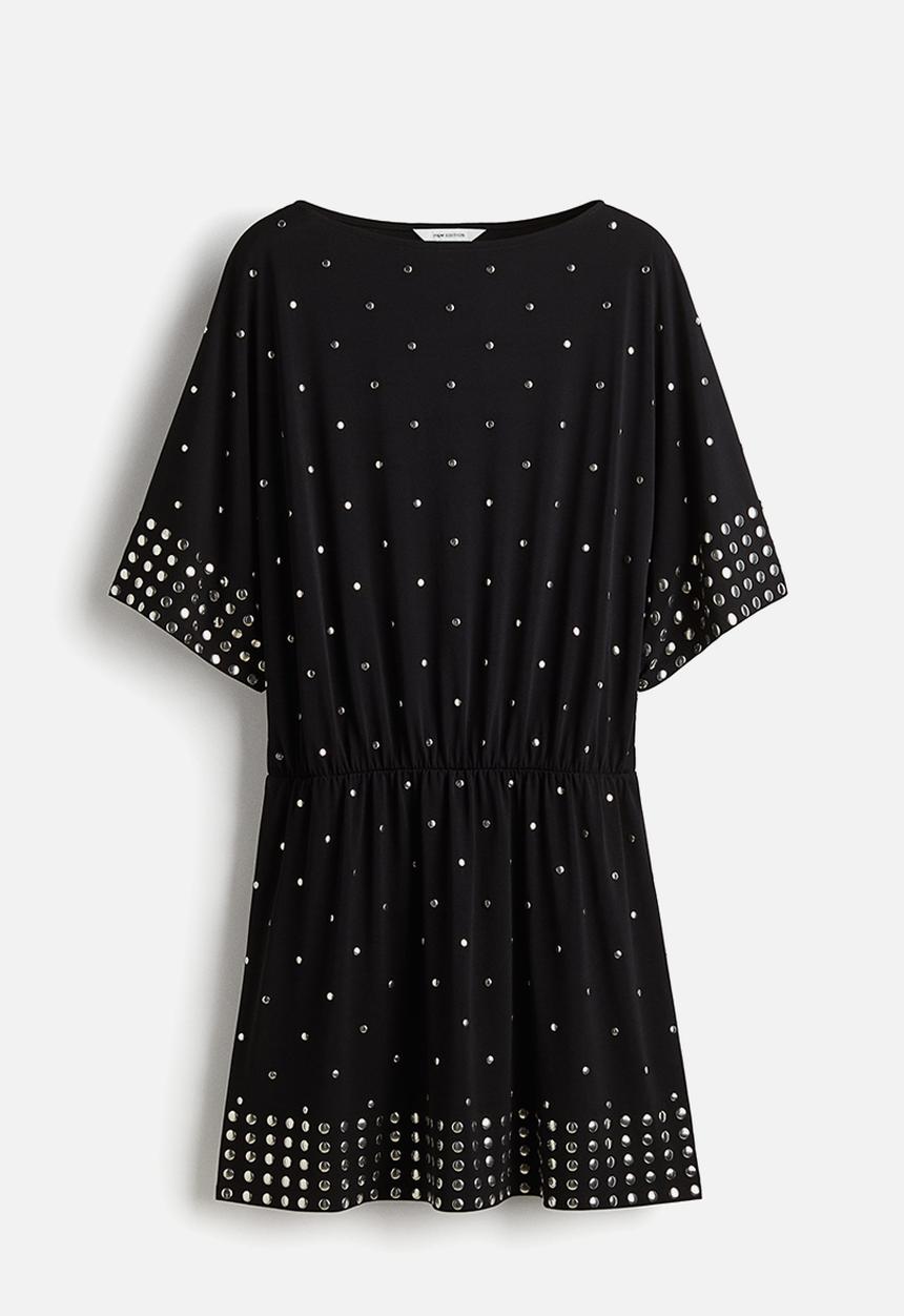 H&M - Studded dress - black