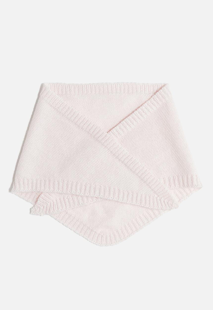 H&M - Knitted triangle scarf - pink