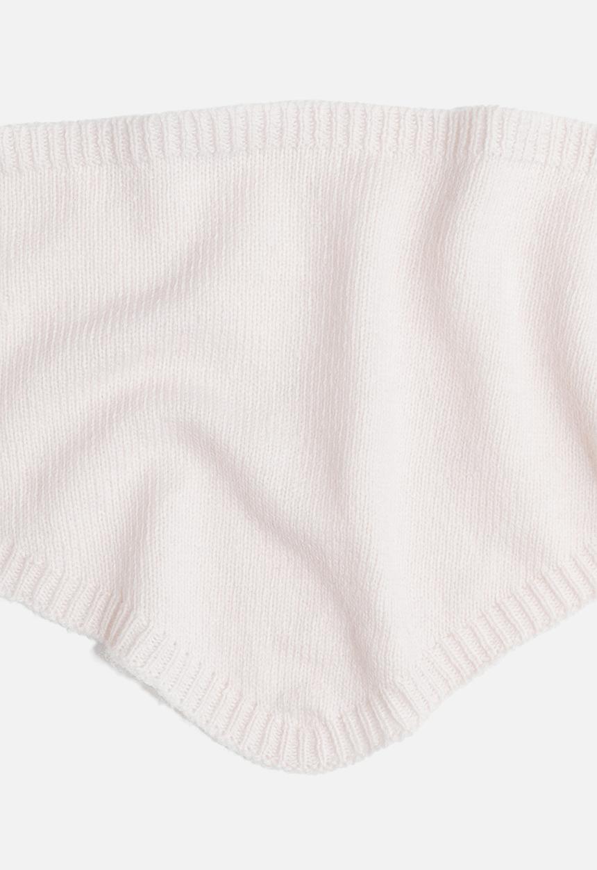 H&M - Knitted triangle scarf - pink