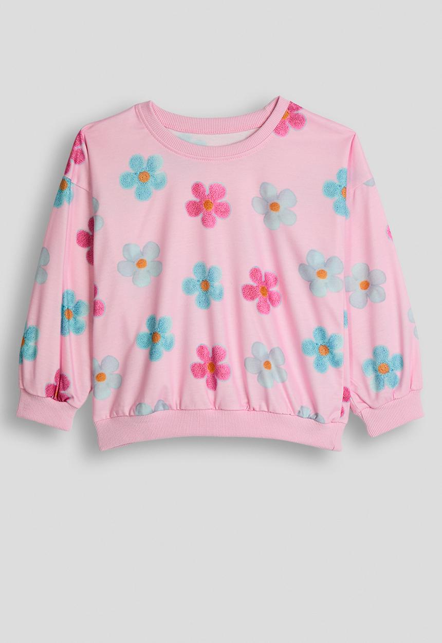 Pop Candy - Sweat top - pink/flowers