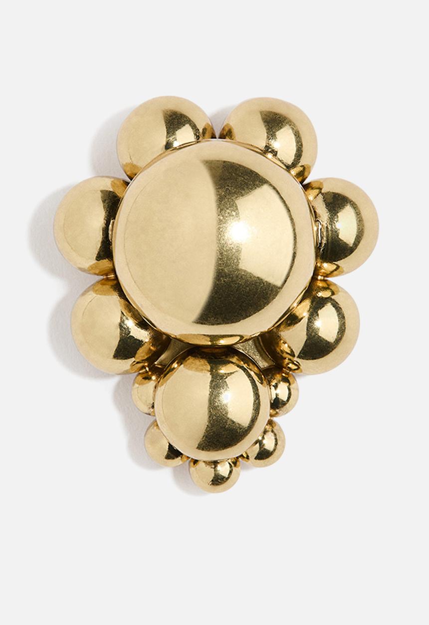 H&M - H&M Studio: Flower brooch - gold-coloured